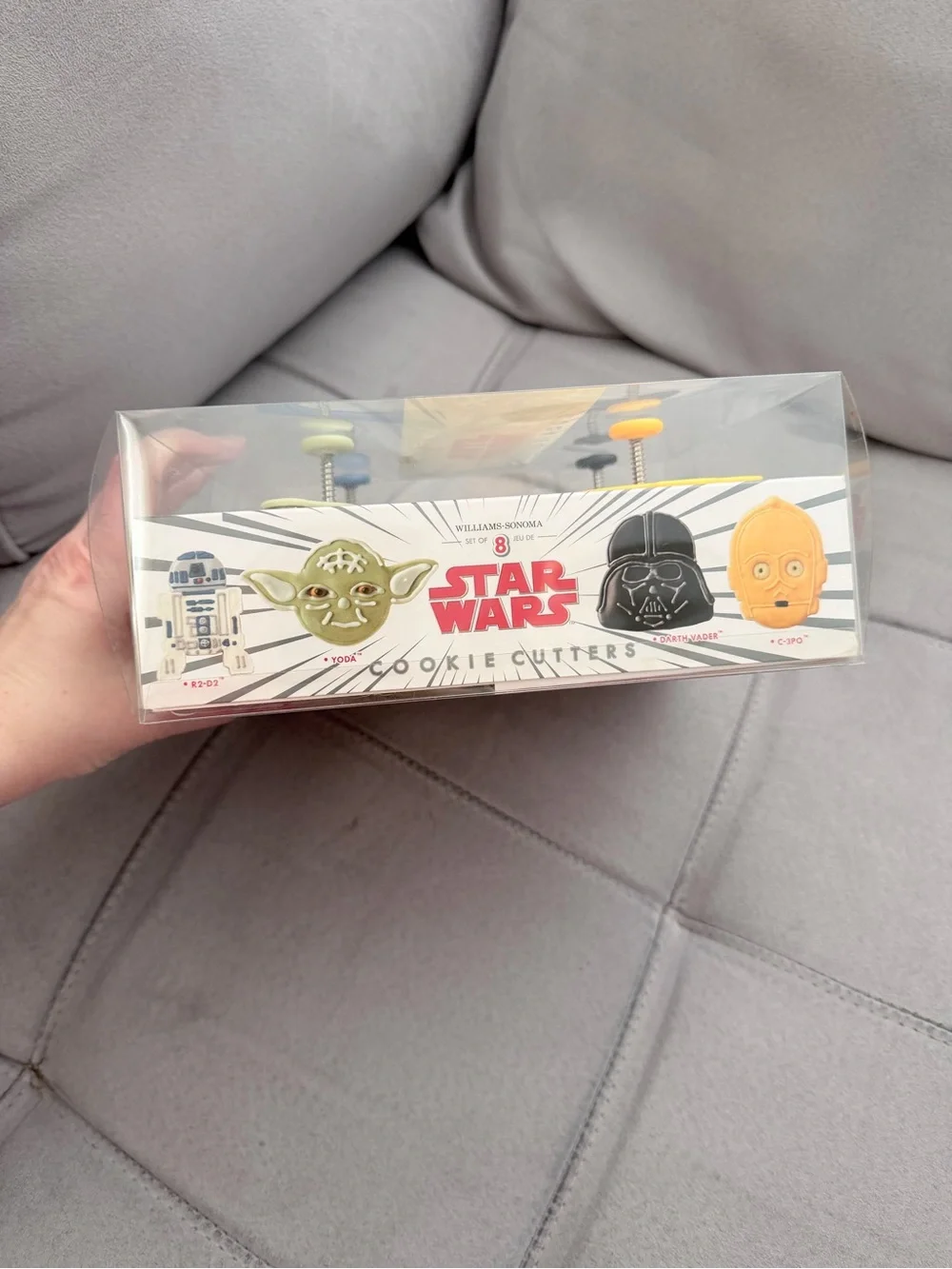 New in box! Williams Sonoma Star Wars Cookie Cutter Set - 8 Characters